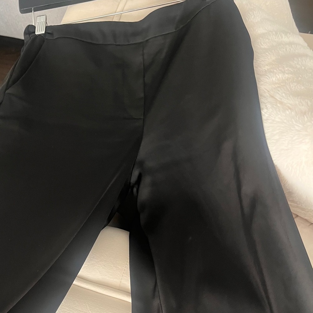 Satin high waist Wide Leg pull on Pants - Picture 5 of 12